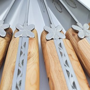 Laguiole En Aubrac Table Knives L Aubracien Juniper Set Of 6