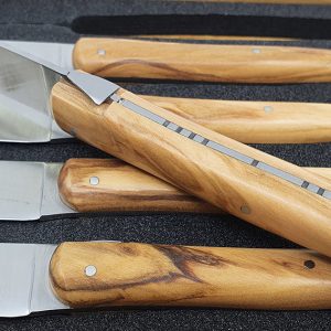 Laguiole En Aubrac Table Knives Le Quotidien Olivier Set Of 6