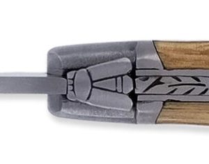 Laguiole Yesterday Knife Chestnut Handle 1 Piece 12cm Brushed Stainless Steel