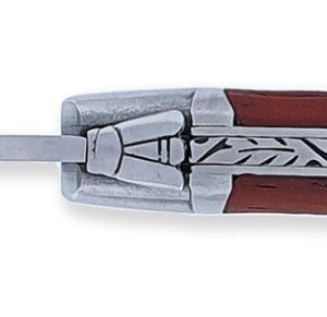 Laguiole Yesterday Knife Padouk Handle 1 Piece 12cm 1 Brushed Stainless Steel Bolster