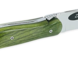 Laguiole Hunting Knife Crossbow Safari Tinted Bone Handle 12cm Shiny Finish