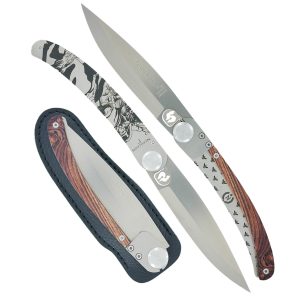 Le Coq Francais Knife Napoleon 1er With Violetwood Handle