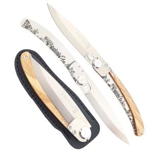 Le Coq Francais Knife Paris With Olivewood Handle