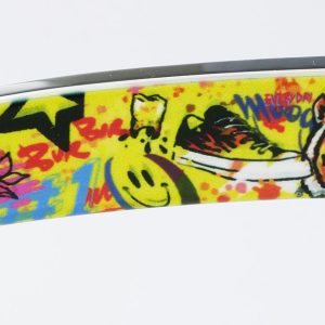 Le Coq Francais Pop Art Knife By Bur Artist Yellow Pop Art Model