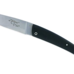 Le Thiers Laguiole Arbalete Knife Full Ebony Handle 12 Cm