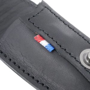 Leather Case Belt Knife Laguiole Prestige Black