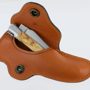 Leather Sheath Laguiole Evasion Maya Belt Knife