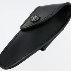 Leather Sheath Laguiole Fuselage Black Belt Knife