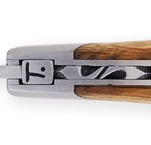 Knife Compagnon Grand Cru Le Thiers Chambriard Old Oak Handle With Corkscrew 12cm