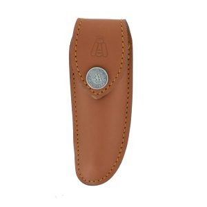Petit Etui Cuir Ceinture Couteau Laguiole Nature Maya 00