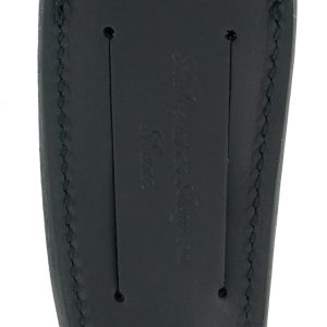 Petit Etui Cuir Ceinture Couteau Laguiole Nature Noir 01