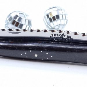 Prestige Knife Forge De Laguiole Rambaud Ebony Full Handle Twisted Spring