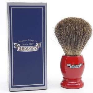 Blaireau Plisson Gamme Essentiel Access Rouge 01