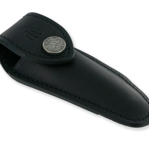 Petit Etui Cuir Ceinture Couteau Laguiole Nature Noir 02
