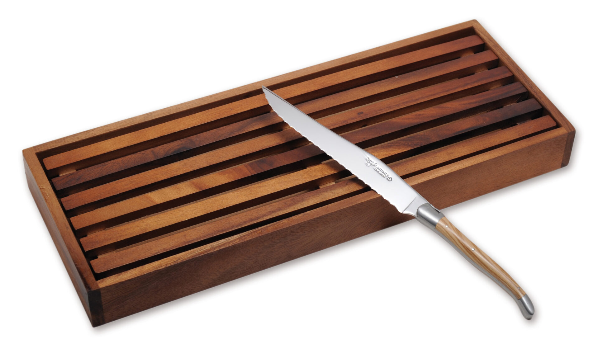 Set A Pain Lea Tradition Planche Pain Couteau Laguiole Pain Manche Olivier 02