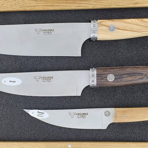 Set De 3 Couteaux De Cuisine Gourmet Laguiole En Aubrac Bois Mixtes 01