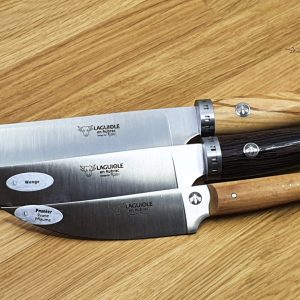 Set De 3 Couteaux De Cuisine Gourmet Laguiole En Aubrac Bois Mixtes 04