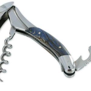 Sommelier Laguiole En Aubrac En Hetre Stabilise Bleu 03