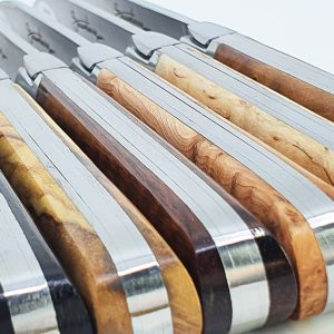 Table Knives Sauveterre Mixed Woods Set Of 6