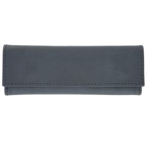 Trousse Couteau Laguiole Cuir Pressions Lesparros Noir 00