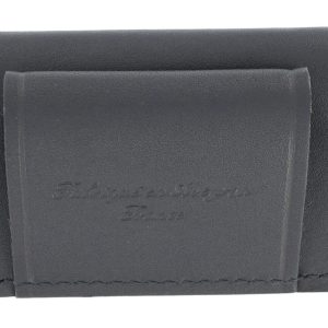 Trousse Couteau Laguiole Cuir Pressions Tendance Noir 01