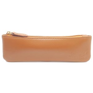 Trousse Cuir Zip Laguiolecom Coloris Fauve 00