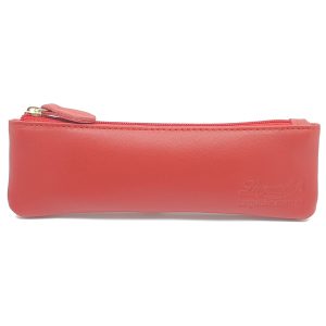 Trousse Cuir Zip Laguiolecom Coloris Rouge 00
