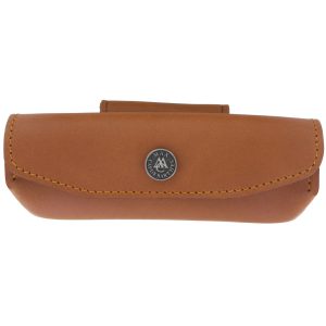 Trousse Cuir Ceinture Couteau Laguiole Pression Provencal Maya 00