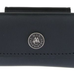 Trousse Cuir Ceinture Couteau Laguiole Pression Provencal Noir 01