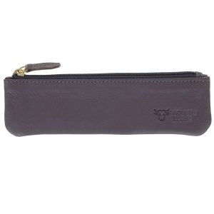 Trousse Cuir Zip Laguiole En Aubrac Pour Couteaux Ou Sommeliers Marron Troussem 00