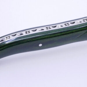 Champagne Saber Laguiole En Aubrac With Green Staminawood Handle