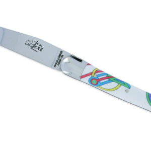 Couteau Forge De Laguiole Seize Altair Manche En Acrylique Design Seize Happywallmaker 1 Piece 2 Mitres En Inox Brillant 11cm 01