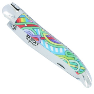 Couteau Forge De Laguiole Seize Antares Manche En Acrylique Design Seize Happywallmaker 1 Piece 2 Mitres En Inox Brillant 11cm 00