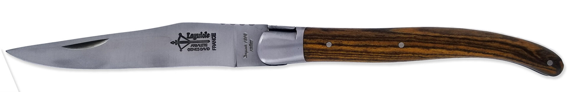 Couteau Laguiole Antan Manche En Bokote 1 Mitre Inox Brosse 1 Piece 12cm 01