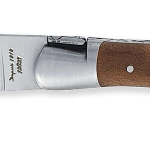 Couteau Laguiole Antan Manche Poirier 2 Mitres Inox Brosse 1 Piece 12cm 01