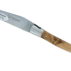 Couteau Laguiole En Aubrac 1 Piece 12 Cm Genevrier 1 Mitre Inox Brosse Decoration Abeille 02