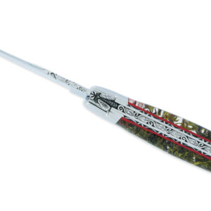 Couteau Prestige Laguiole David Dauvillaire Manche Lichen Stabilise Dans Resine 1 Piece 12 Cm 01