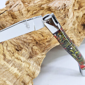 Couteau Prestige Laguiole David Dauvillaire Manche Lichen Stabilise Dans Resine 1 Piece 12 Cm 08