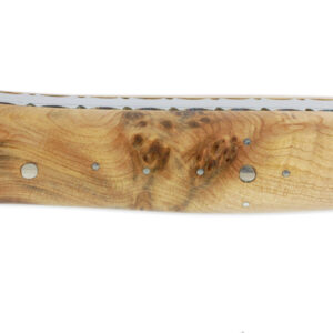 Couteau Laguiole En Aubrac 1 Piece 12 Cm Genevrier 1 Mitre Inox Brosse Decoration Abeille 06