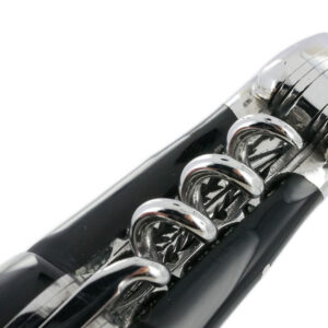 Couteau Laguiole En Aubrac 2 Pieces 12cm Avec Tire Bouchon Manche Buffle 2 Mitres Inox Brillant Double Platines 03