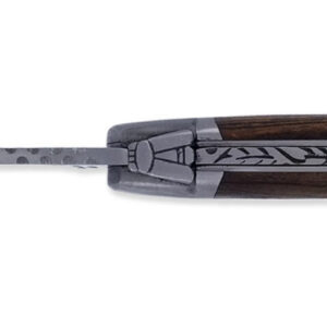 Laguiole Yesterday Knife Bokote Wood Handle 1 Piece 12cm 1 Brushed Stainless Steel Bolster