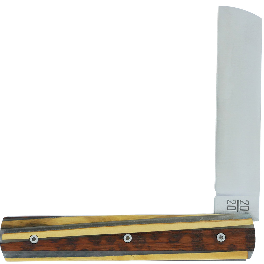 Le 2020 Couteau Pliant Plein Manche Avec Eclats De Bois Mixtes Et Resine Grise Pailletee 11cm Ressort Lisse Personnalisable Num1 00