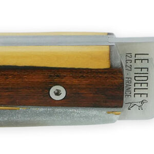 Le 2020 Couteau Pliant Plein Manche Avec Eclats De Bois Mixtes Et Resine Grise Pailletee 11cm Ressort Lisse Personnalisable Num1 04