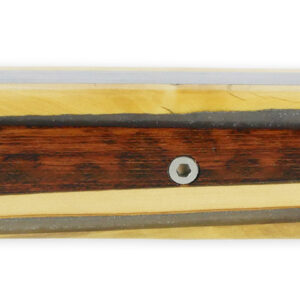 Le 2020 Couteau Pliant Plein Manche Avec Eclats De Bois Mixtes Et Resine Grise Pailletee 11cm Ressort Lisse Personnalisable Num1 05