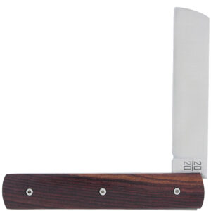 Le 2020 Couteau Pliant Plein Manche Bois De Violette 11cm Ressort Lisse Personnalisable Finition Brossee 00