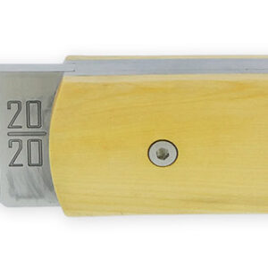 Le 2020 Couteau Pliant Plein Manche Buis 11cm Ressort Lisse Personnalisable Finition Brossee 04