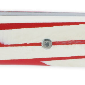 Le 2020 Couteau Pliant Plein Manche En Eclats De Mammouth Et Resine Rouge 11cm Ressort Lisse Personnalisable 04