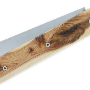 Le 2020 Couteau Pliant Plein Manche Genevrier 11cm Ressort Lisse Personnalisable Finition Brossee 04