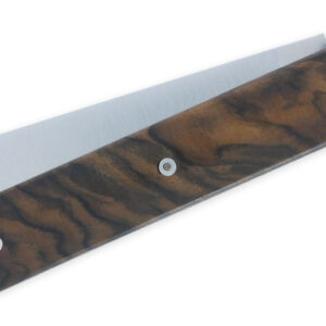 Le 2020 Couteau Pliant Plein Manche Noyer 11cm Ressort Lisse Personnalisable Finition Brossee 03