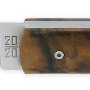 Le 2020 Couteau Pliant Plein Manche Noyer 11cm Ressort Lisse Personnalisable Finition Brossee 04